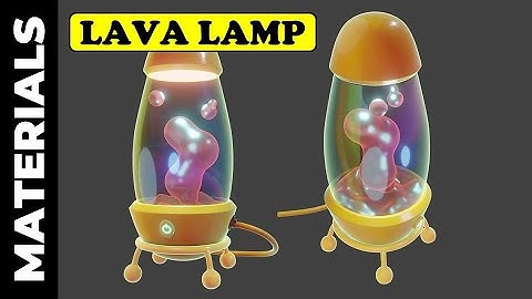 BLENDER: LAVA LAMP (MATERIALS)