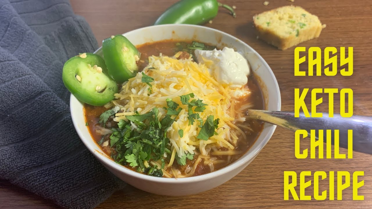 Keto Chili Recipe Easy Low Carb Crockpot Chili YouTube