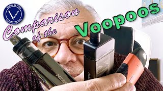 Voopoo Vinci, Find Trio S, Navi Pod mod system Comparison, How to, review. Interesting results