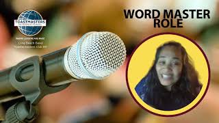 How to Be a Great Toastmasters Wordmaster!