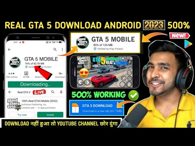 😍 HOW TO DOWNLOAD GTA 5 IN ANDROID | DOWNLOAD REAL GTA 5 ON ANDROID | GTA 5 MOBILE DOWNLOAD | 2024 class=