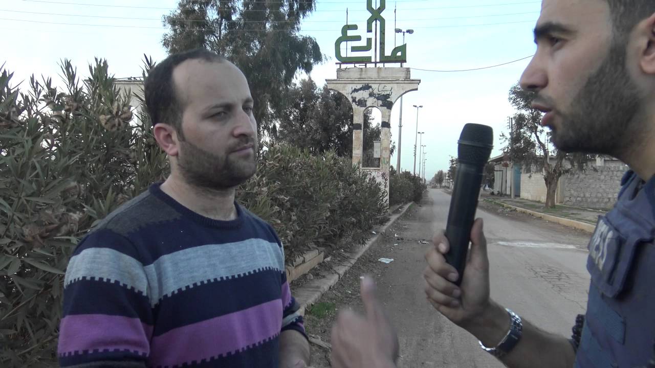 من داخل مدينة مارع بريف حلب الشمالي ..  مارع ما تزال بأيدي أبنائها  17  - 2 - 2016