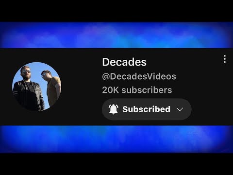 Thank You For 20,000 Subscribers