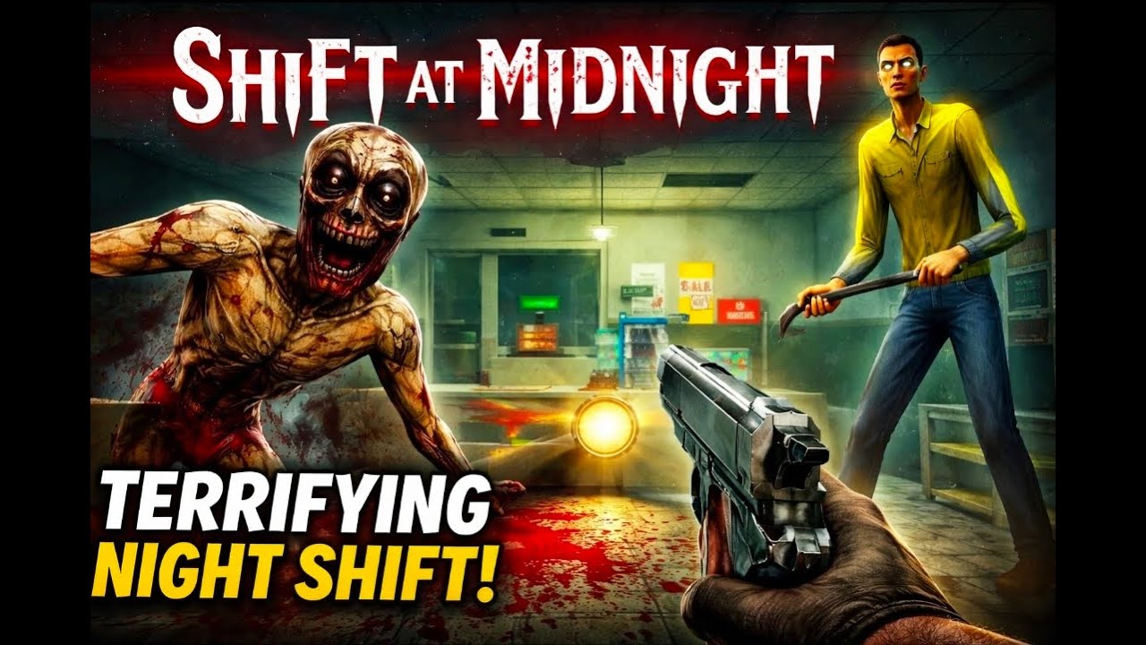 Shift at Midnight Gameplay | Night Shift Horror Game Demo First Playthrough