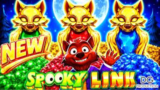 OMG I GOT THEM ALL ACTIVATED NEW WO WOLFIE SPOOKY LINK SLOT MACHINE VEGAS CASINO GAME BIG WIN WOW