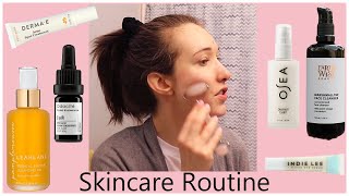 Morning and Nighttime Clean Skincare Routine Oily Acne prone Skin