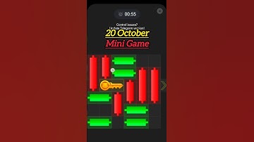 20 October mini game puzzel solve💯 /today mini game hamster kombat #shortvideo #hamsterkombat