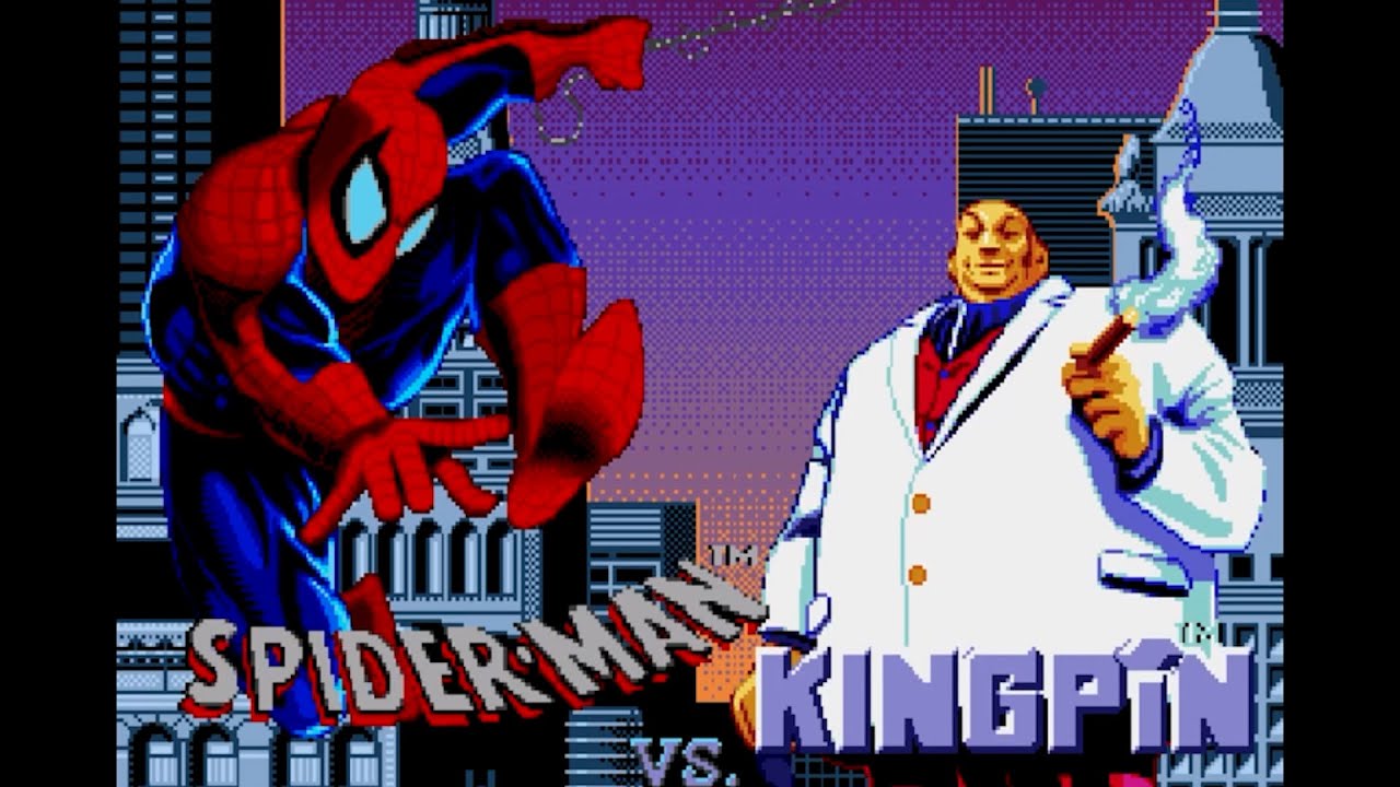 The Amazing Spider-Man vs. The Kingpin. 1990 game. Peter Parker-Tobey ...