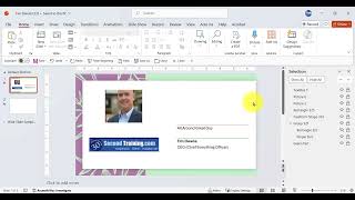 PowerPoint - Customize a slide to be your theme