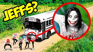 Wenn ihr diesen Schulbus mit JEFF THE KILLERS seht, überholt ihn nicht! **BANDE JEFF THE KILLERS**