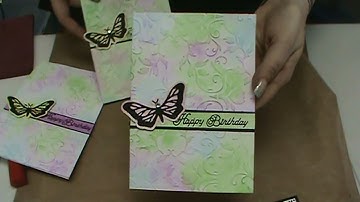 #130 Gelatos, Color Me Cards, Embossing Folders & Big Shot Plus Machine by Scrapbooking Made Simple