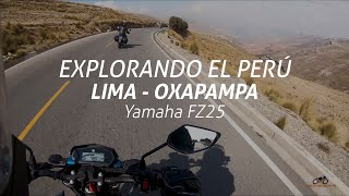 Viaje Motero / Ruta a OXAPAMPA - PERÚ / Yamaha FZ25