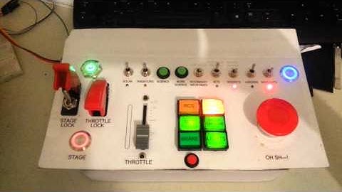 Demo of Kerbal Space Program flight panel