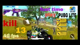 I PLAY ▶️ FAST TIME PUBG MOBILE LITE ohh 😮😯 kill 13 on fast play  screenshot 1