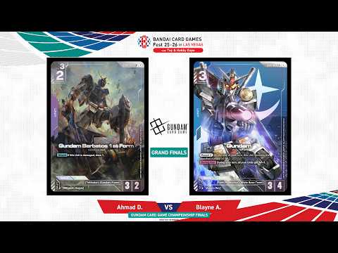Ahmad D  vs Blayne A. - Gundam Card Game Finals |  BANDAI Card Games Fest 25-26 in Las Vegas