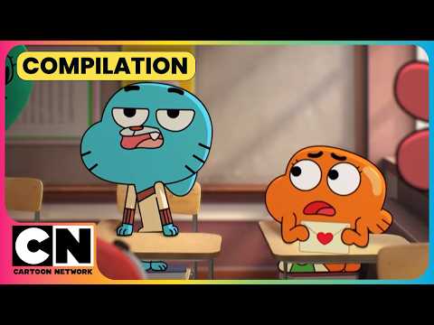 Gumball Reads Darwin’s LOVE LETTER Out Loud💌| The Wonderfully Weird World Of Gumball⚽| Love Moments🤩
