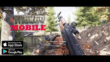 Dark Area Breakout ESCAPE FROM TARKOV MOBILE GAMEPLAY ANDROID NEW UPDATE SEASON 1  2022