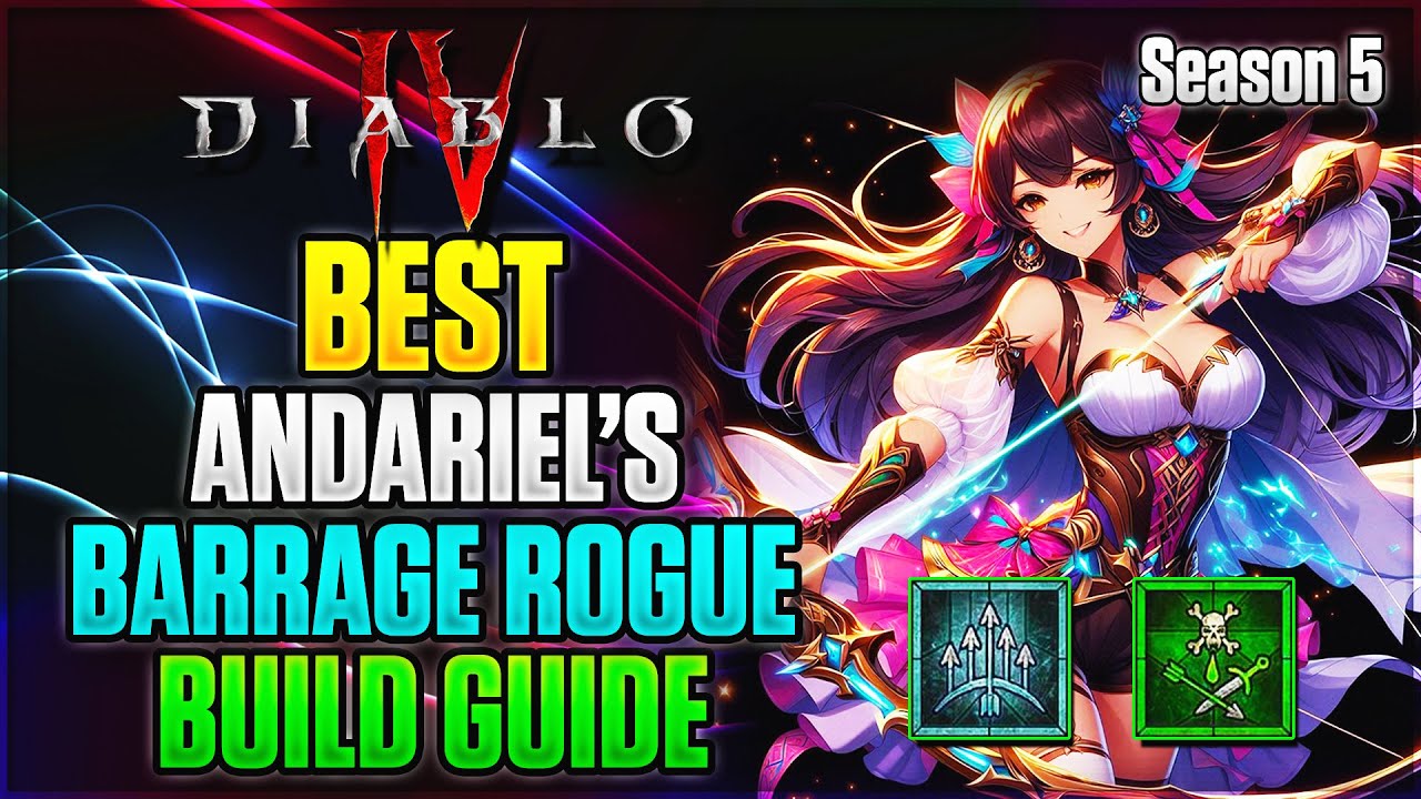 Season 5 Best Andariel’s Barrage Rogue Build Guide | Diablo 4 - YouTube