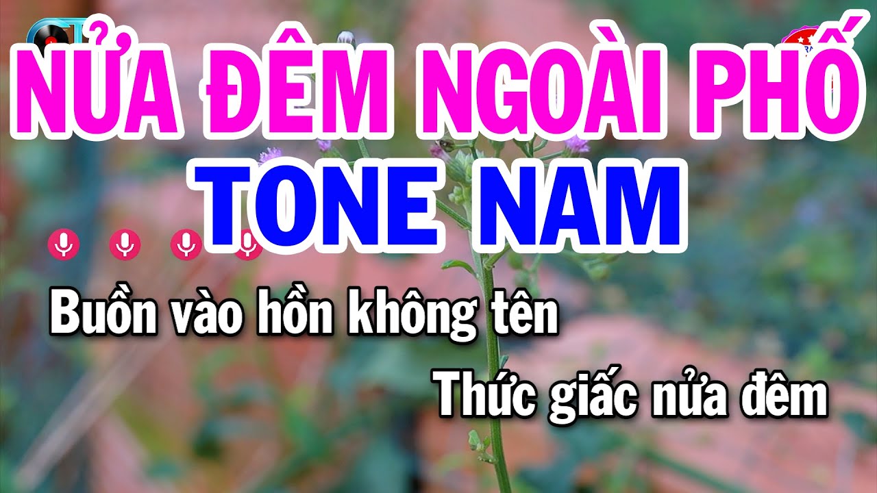 Karaoke Nửa Đêm Ngoài Phố Tone Nam ( La Thứ ) Nhạc Sống Rumba Phối 2023