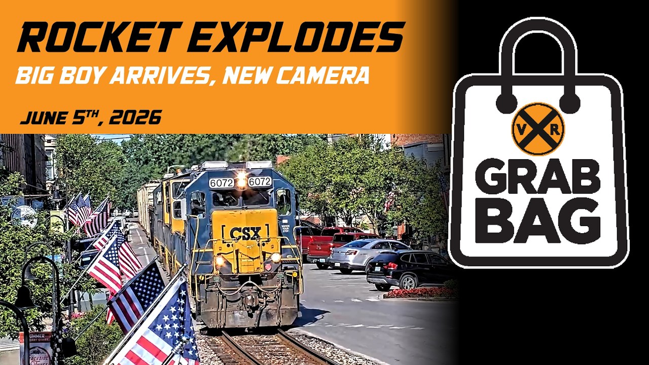 GRAB BAG: Rocket explodes, Big Boy arrives, 4501 in her new green
