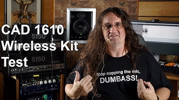 CAD Stagepass 1610 Wireless kit & microphone test | SpectreSoundStudios