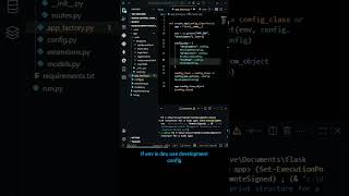 #coding how to create a flask app blueprint structure phase 2 of app_factory.py part 58