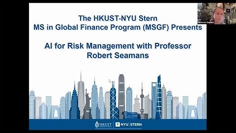 MSGF Webinar Recording | AI for Risk Management with Prof. Rob Seamans