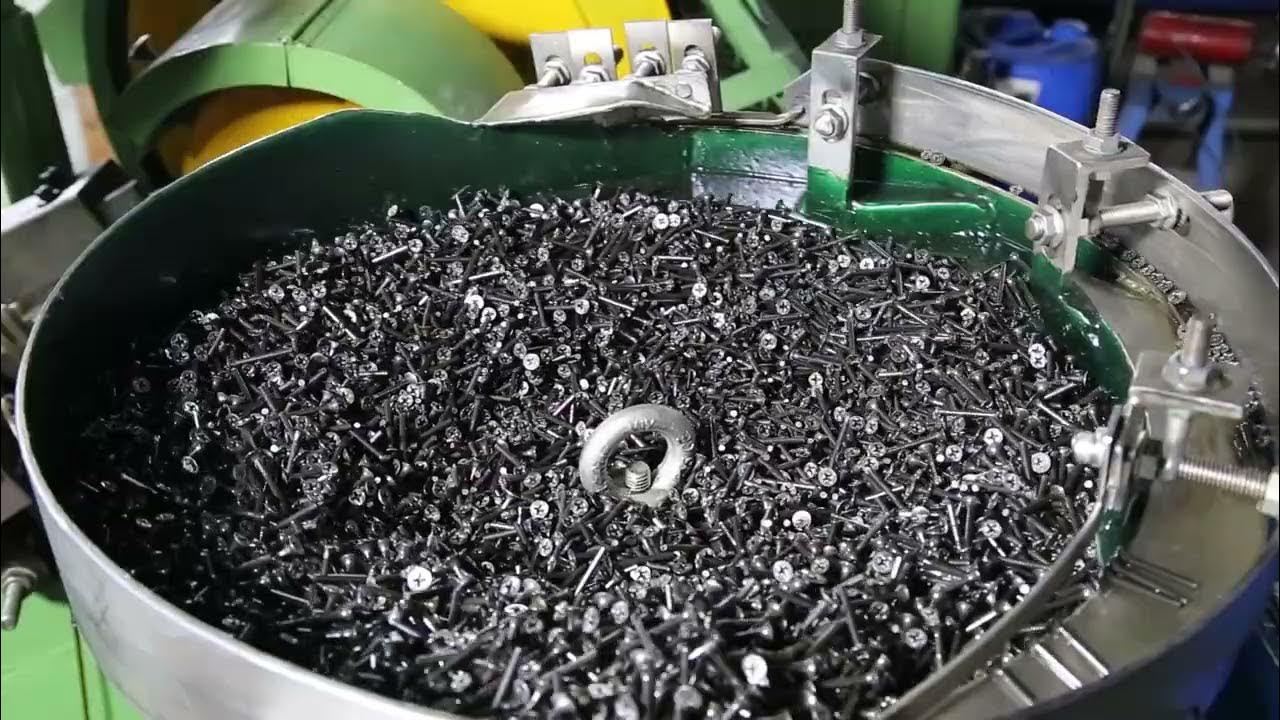 Self tapping drywall screw making machine thread rolling machine YouTube