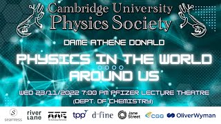 Professor Dame Athene Donald - Physics in the World Around Us
