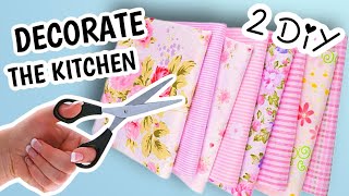 2 sewing projects to decorate the kitchen | DIY Placemat