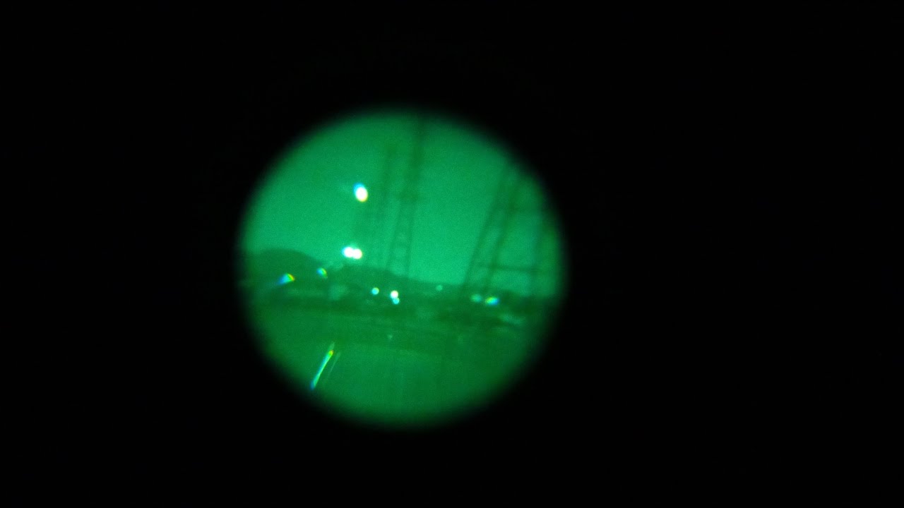 《対物60mmの衝撃!!》ロシア製ナイトビジョンnight owl optics製Gview5x60イルミネーター無し 性能テスト - YouTube