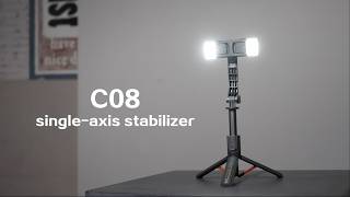 C08 1-Axis Gimbal stabilizer Selfie Stick