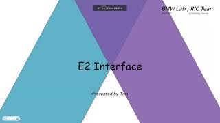 [Training course] E2 Interface (O-RAN Specification)
