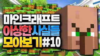 마인크래프트 이상한 사실들 모아보기 #10 (Minecraft)