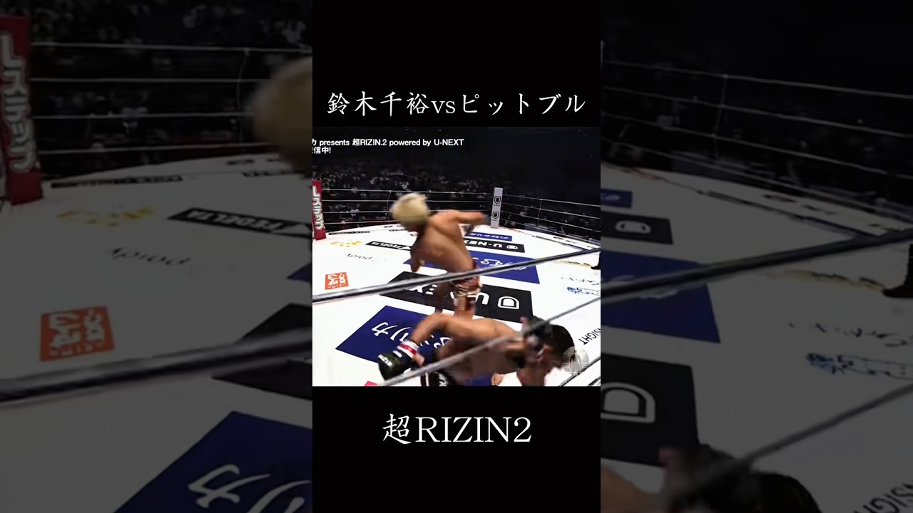 【伝説】鈴木千裕 vs ピットブル 超RIZIN2 #格闘技 #rizin #ハイライト #shorts #鈴木千裕 #ピットブル #朝倉未来 #平本蓮 #ko #mma #番狂せ #超RIZIN