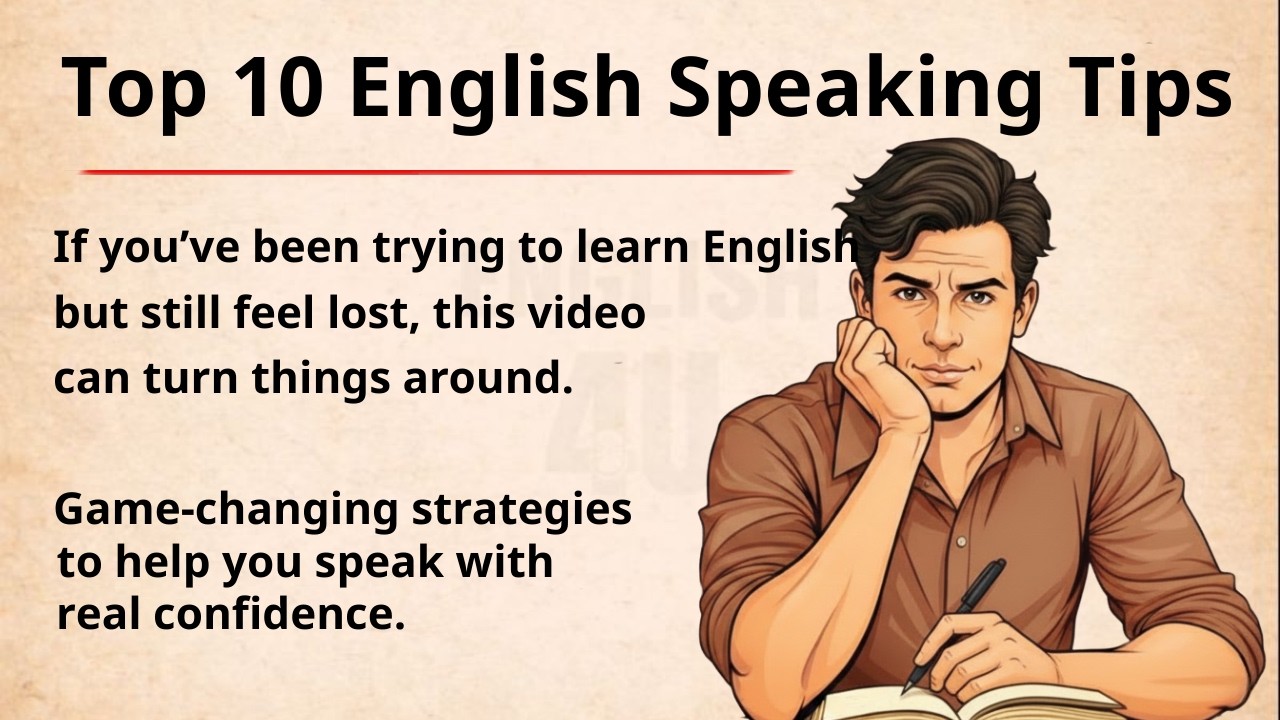 Top 10 Tips to Improve English Speaking | English Easy Practice | Natural and Confident