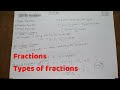 Types of Fractions -Fractions -6th class/ncert