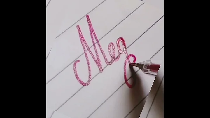 Megha name #shorts #my calligraphy#request name #shortfeed #shortvideo