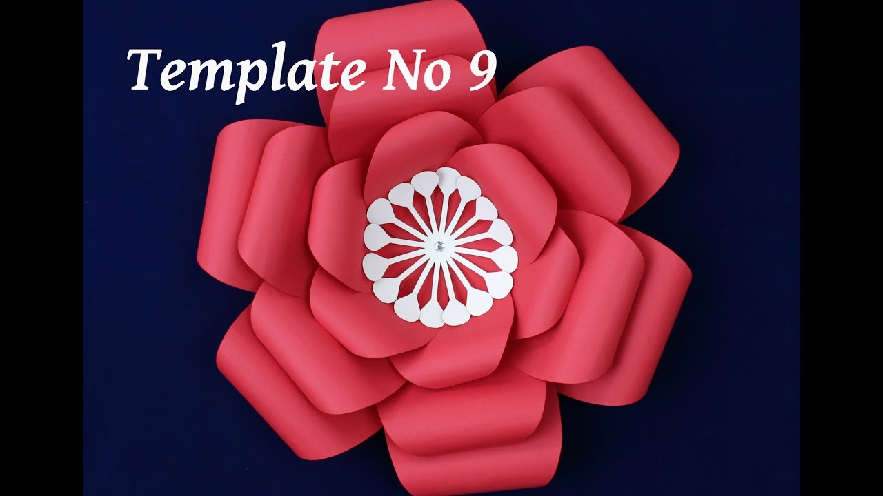 Easy paper flower tutorial