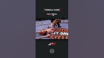 Demian maia’s first fight in the UFC. Hitting a slick triangle 🔥 #ufc #mma #bjj #submissionwrestle