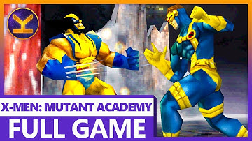 X-Men: Mutant Academy (2000) PlayStation - Cyclops Gameplay - PS1
