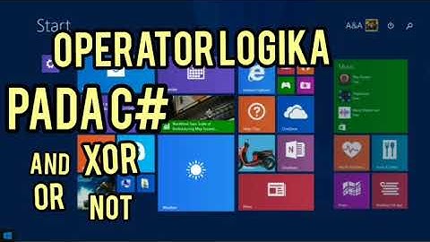 operator logika pada c#