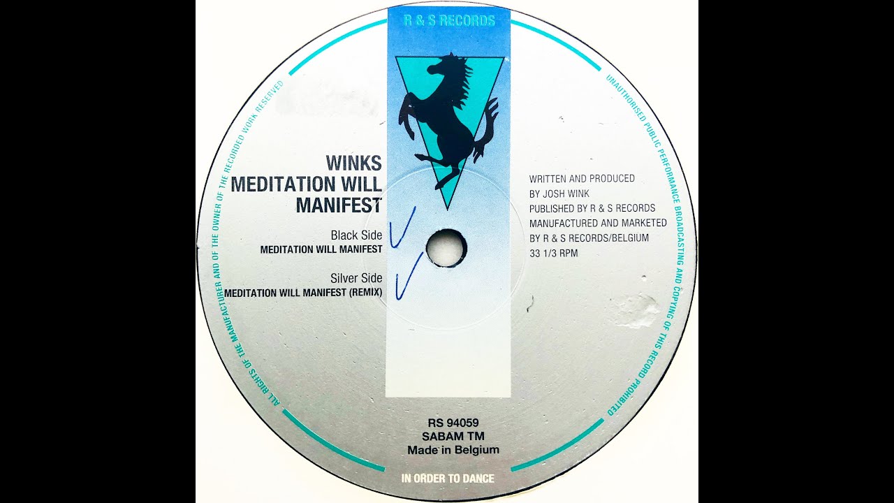 ベルギー12” Josh Wink Meditation Will Manifest RS94059 R & S Records /00250 Winks • Meditation Will Manifest (Remix) (1994) - YouTube