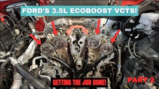 Part 2 of Replacing The VCT Units on a 3.5L Ecoboost!