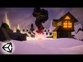 Unit Level Design Time Laps. Free Low Poly Snow Land