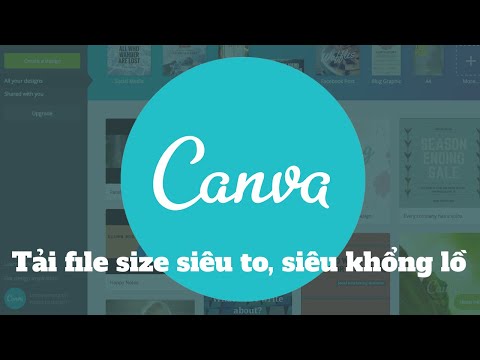 Cách tải hình chất lượng cao từ canva