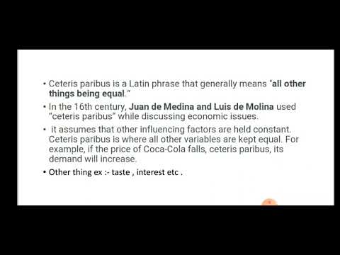 ቪዲዮ: Ceteris paribus ምን ቋንቋ ነው?