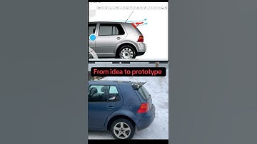 Design spoiler for my Volkswagen Golf 4#bodykit #3dprinting #volkswagen #volkswagengolf #cardesign