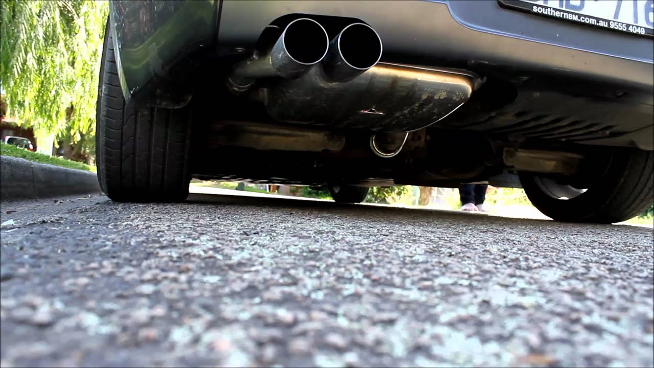 BMW 130i Eisenmann Sport Exhaust - YouTube