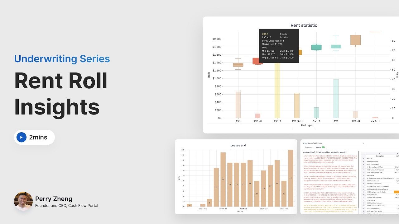 CFP Tutorial: Rent Roll Insights